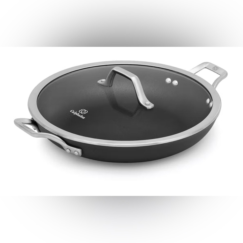 Calphalon Signature™ Hard-Anodized Nonstick 12-Inch Everyday Pan w/ Cover